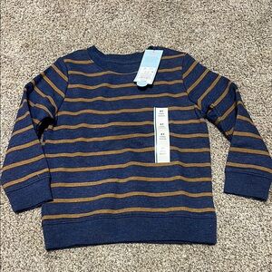 Cat & Jack Navy and Orange Sweater